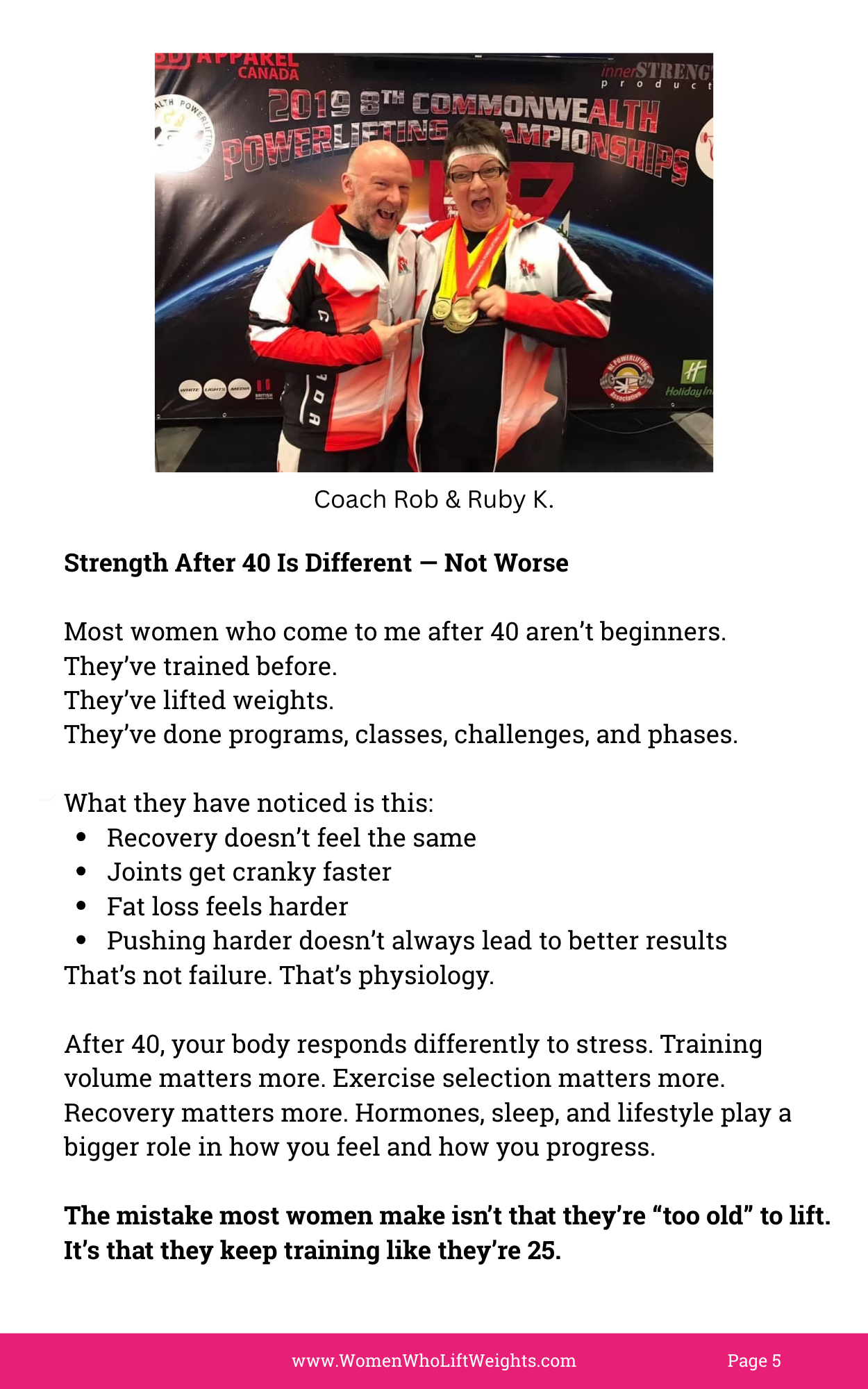40+ STRONG — Digital Mini-Guide