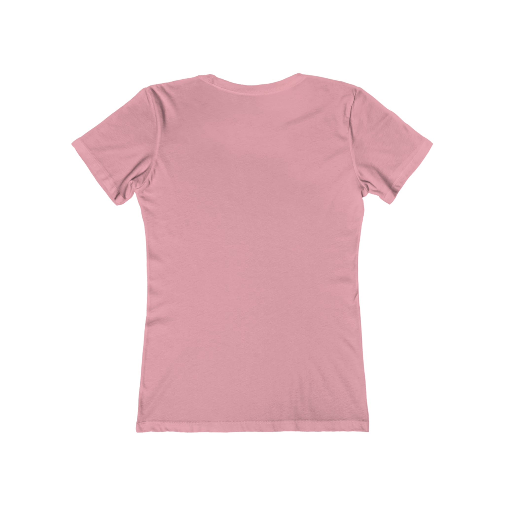 USA Logo - Women's The Boyfriend Tee - USA Light Logo - Plain Back