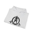 Strong Is Beautiful - Distressed Black Logo - Unisex Heavy Blend Hooded Sweatshirt