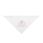 Pet Bandana - White Classic Logo