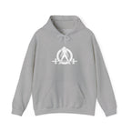 Goal Weight Strong AF - Unisex Heavy Blend Hooded Sweatshirt  - White Logo Front & Back