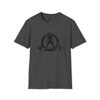 STRONG NOT SKINNY - Unisex Soft-style Tee - Distressed Front & Back Logo