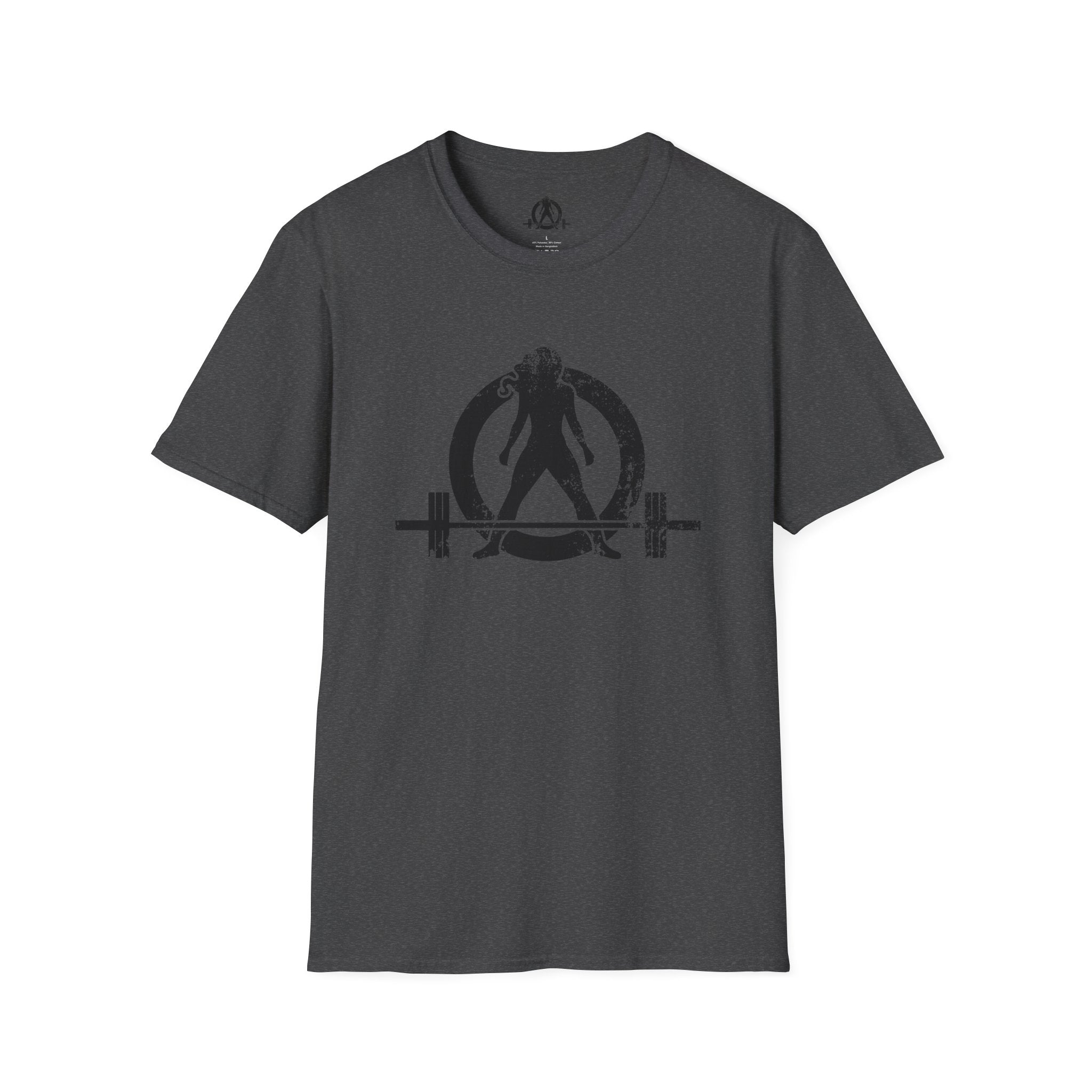STRONG NOT SKINNY - Unisex Soft-style Tee - Distressed Front & Back Logo