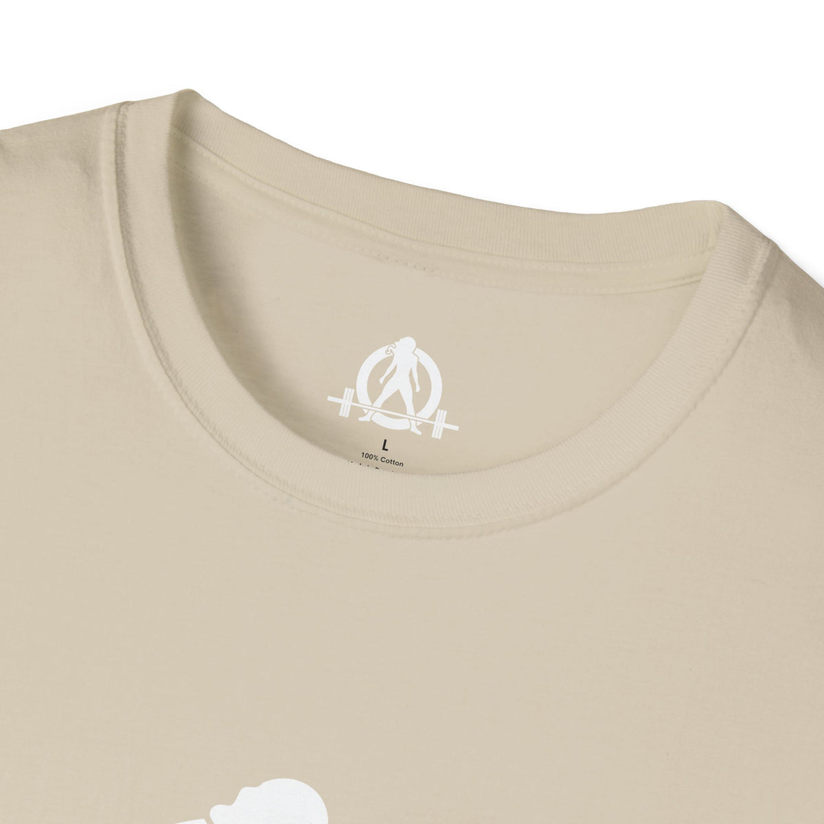 STRONG NOT SKINNY - Unisex Soft-style Tee - White Front & Back Logo