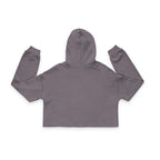Stylish Women's Cropped Hoodie - Black Classic Logo