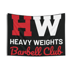 Heavy Weights Barbell Club - Indoor Wall Tapestries
