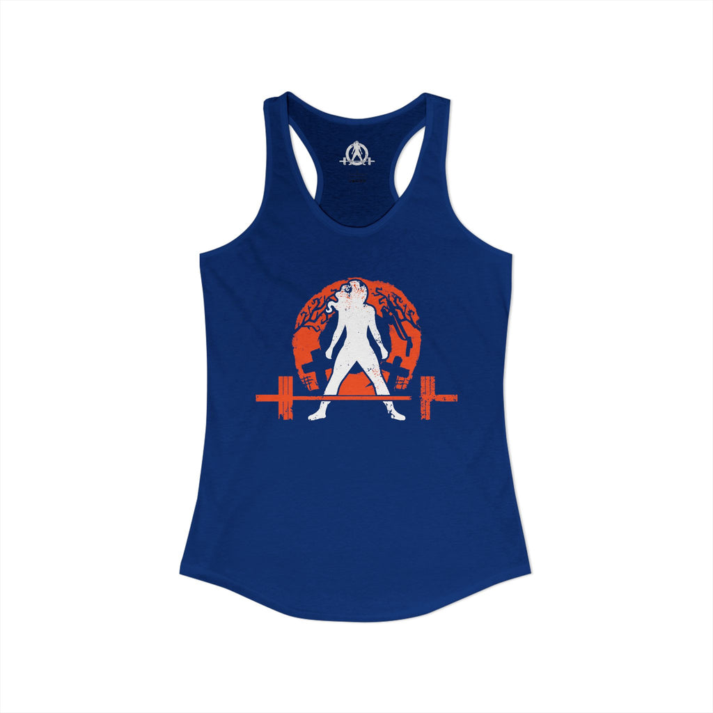 Halloween Graveyard - Women's Ideal Racerback Tank - Plain Back