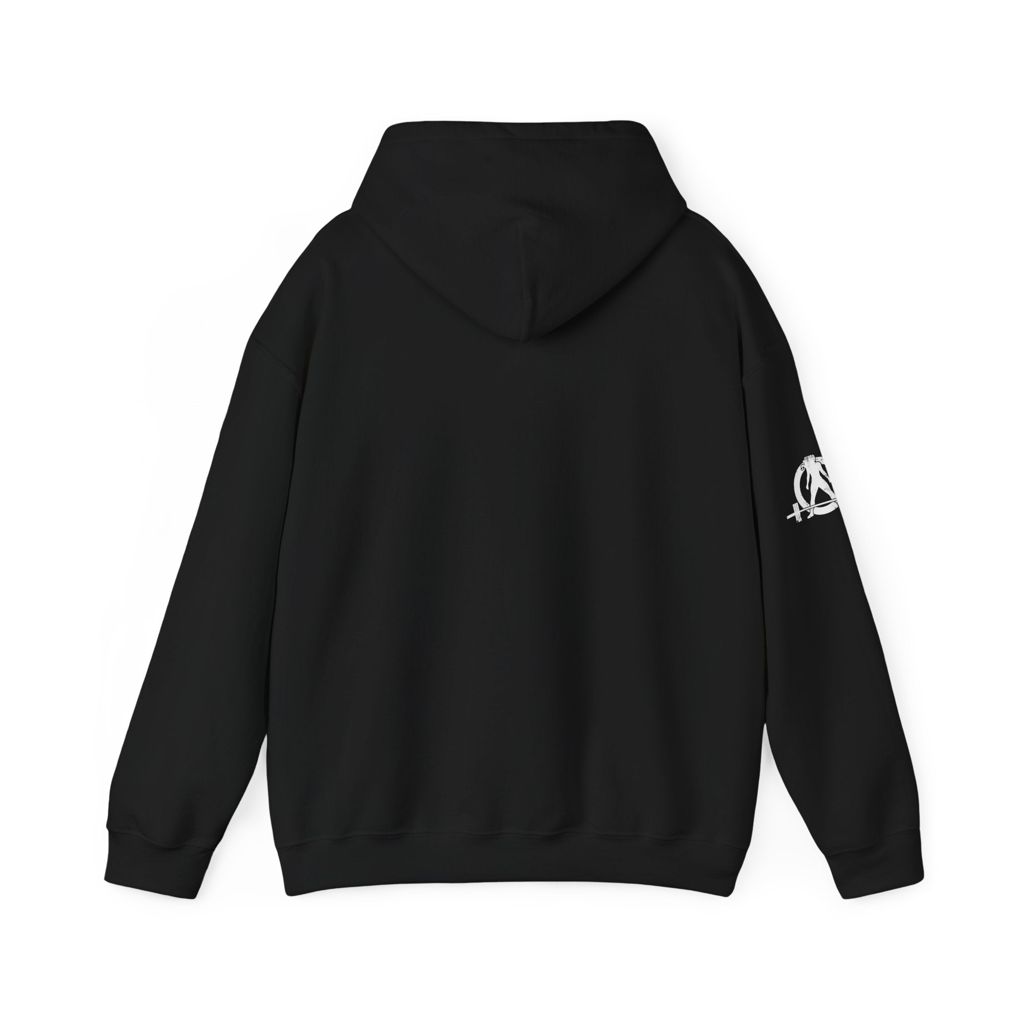 Lift Heavy Pet Cats - Unisex Heavy Blend Hooded Sweatshirt - White Logo