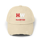 Heavy Weights Barbell Club - Unisex Distressed Cap - Classic Color Logo