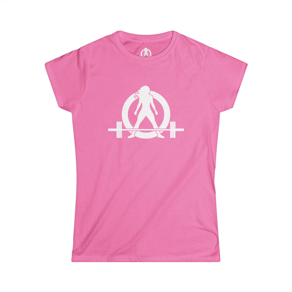 Grandma Lifts - Women's Softstyle Tee - White Logo Front & Back