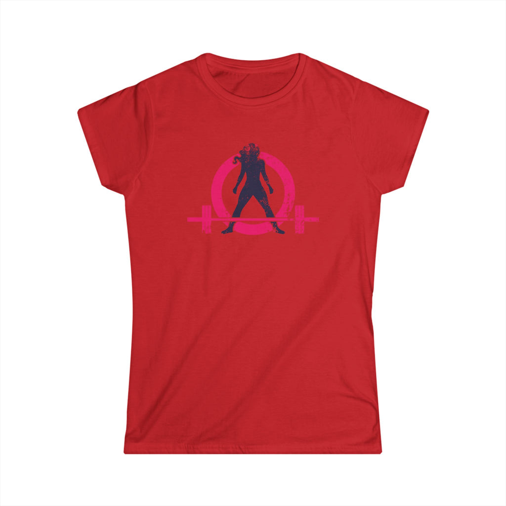 Women's Softstyle Tee - WWLW Distressed Color Logo - Plain Back