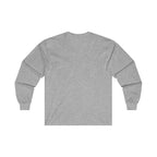 Distressed - Ultra Cotton Long Sleeve Tee - Black Logo