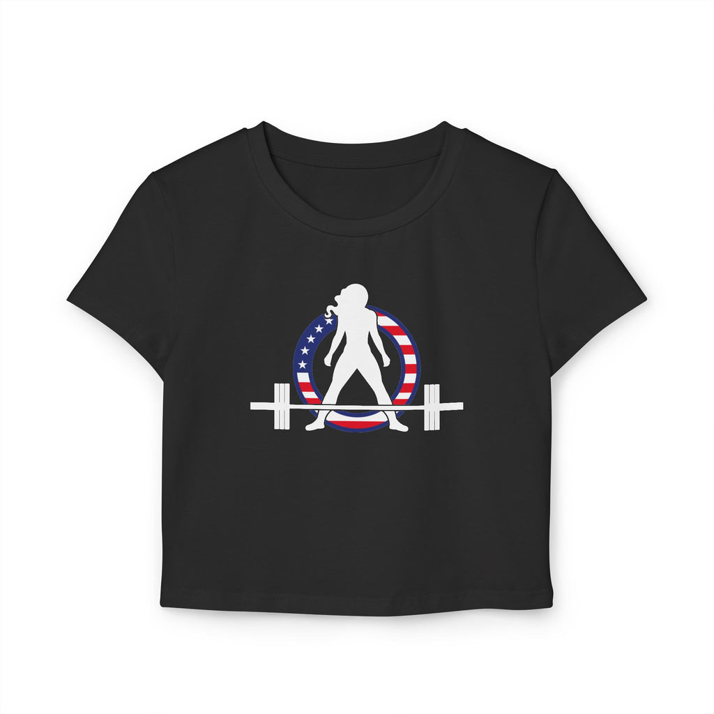 Women's Baby Tee - USA Collection - Dark Logo
