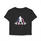 Women's Baby Tee - USA Collection - Dark Logo