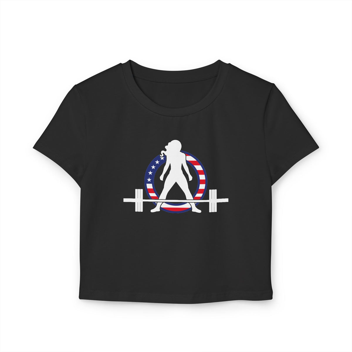 Women's Baby Tee - USA Collection - Dark Logo