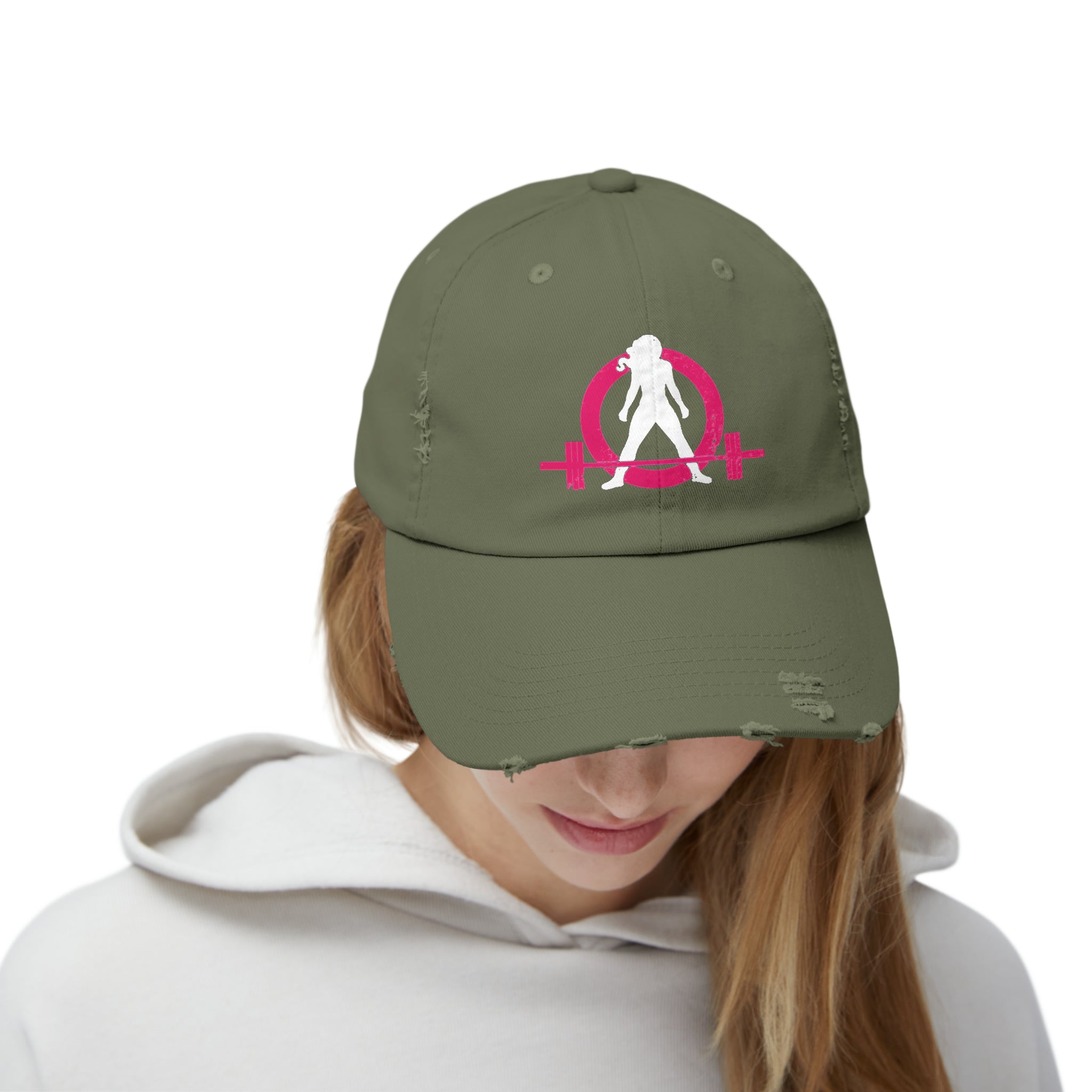 Unisex Distressed Cap - Classic Color Distressed Logo