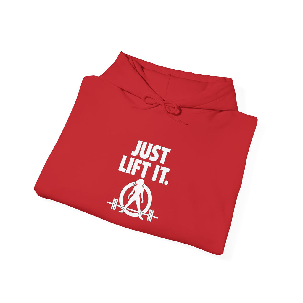 JUST LIFT IT. Hoodie – WWLW Edition - Front Logo Plain Back