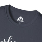 She Is STRONG - Unisex Softstyle T-Shirt - Front White Print