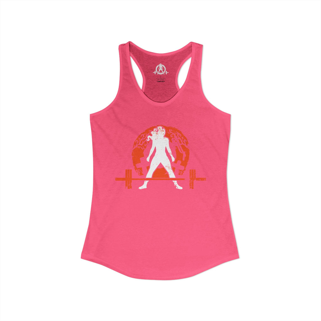 Halloween Graveyard - Women's Ideal Racerback Tank - Plain Back