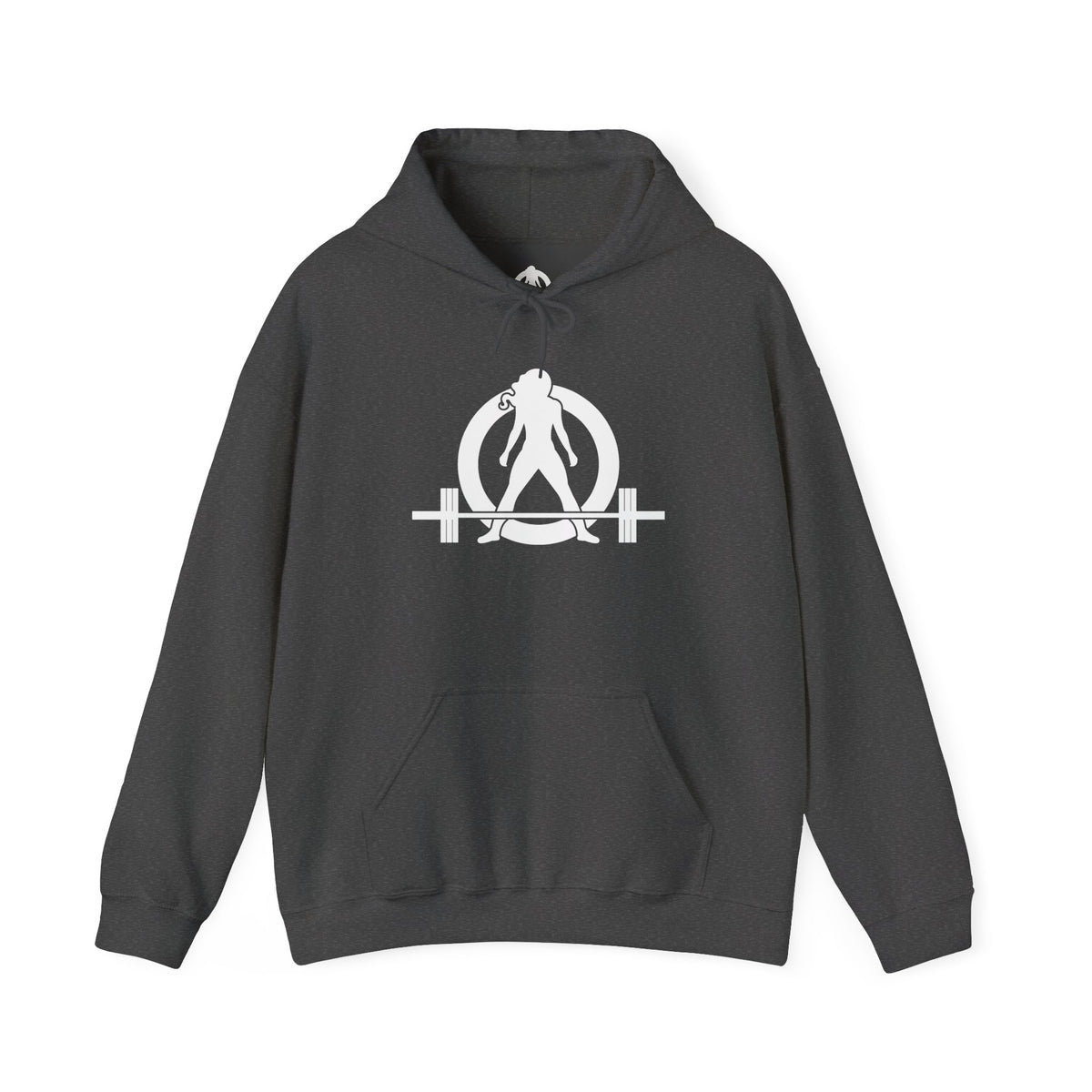 Grandma Lifts - Unisex Heavy Blend™ Hooded Sweatshirt - White Logo Front & Back