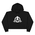 Empowered Crop Hoodie – For Strong Women Who Lift - White Classic WWLW  Logo