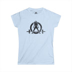 I Could Squat You - Women's Softstyle Tee - Black - Front & Back Logo