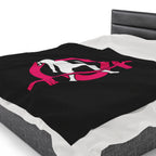 Velveteen Plush Blanket - Classic Dark Logo
