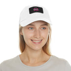 I'm A Barbell Girl - Dad Hat with Leather Patch (Rectangle)
