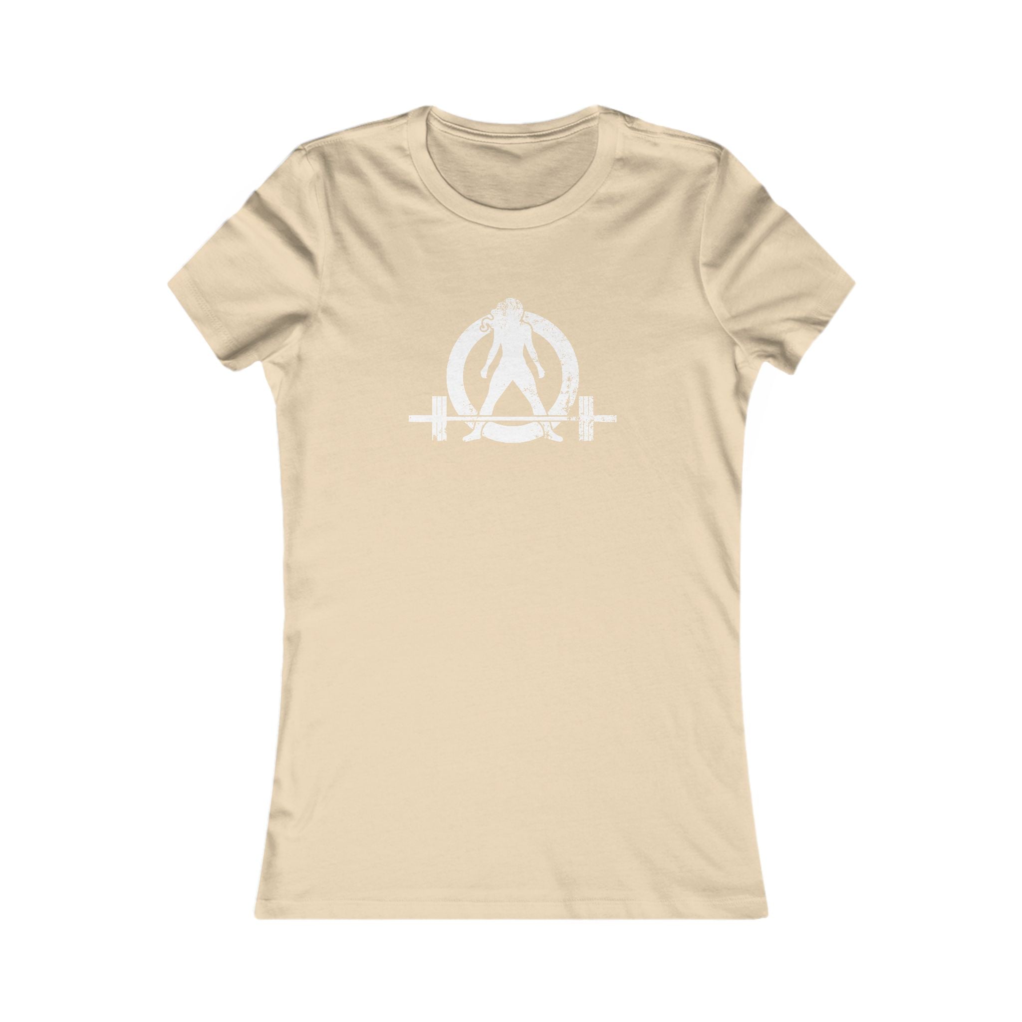 I DON’T WANT TO LOOK SKINNY I WANT TO LOOK LIKE I CAN KICK YOUR ASS - White WWLW Distressed Logo - Women's Favorite Tee