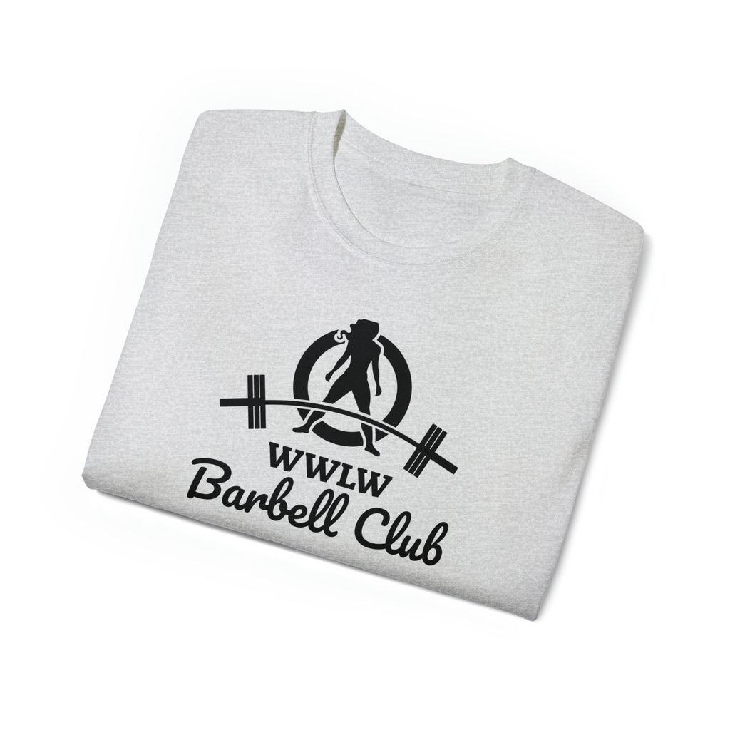 Barbell Club - Unisex Ultra Cotton Tee - Black Logo