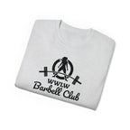 Barbell Club - Unisex Ultra Cotton Tee - Black Logo