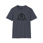 Goal Weight Strong AF - Unisex Softstyle T-Shirt - Black Print on Front & Back