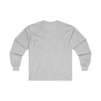 Distressed - Ultra Cotton Long Sleeve Tee - White Logo