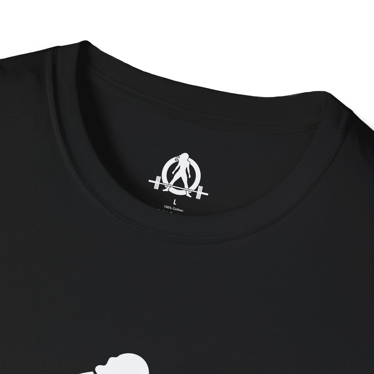 STRONG NOT SKINNY - Unisex Soft-style Tee - White Front & Back Logo
