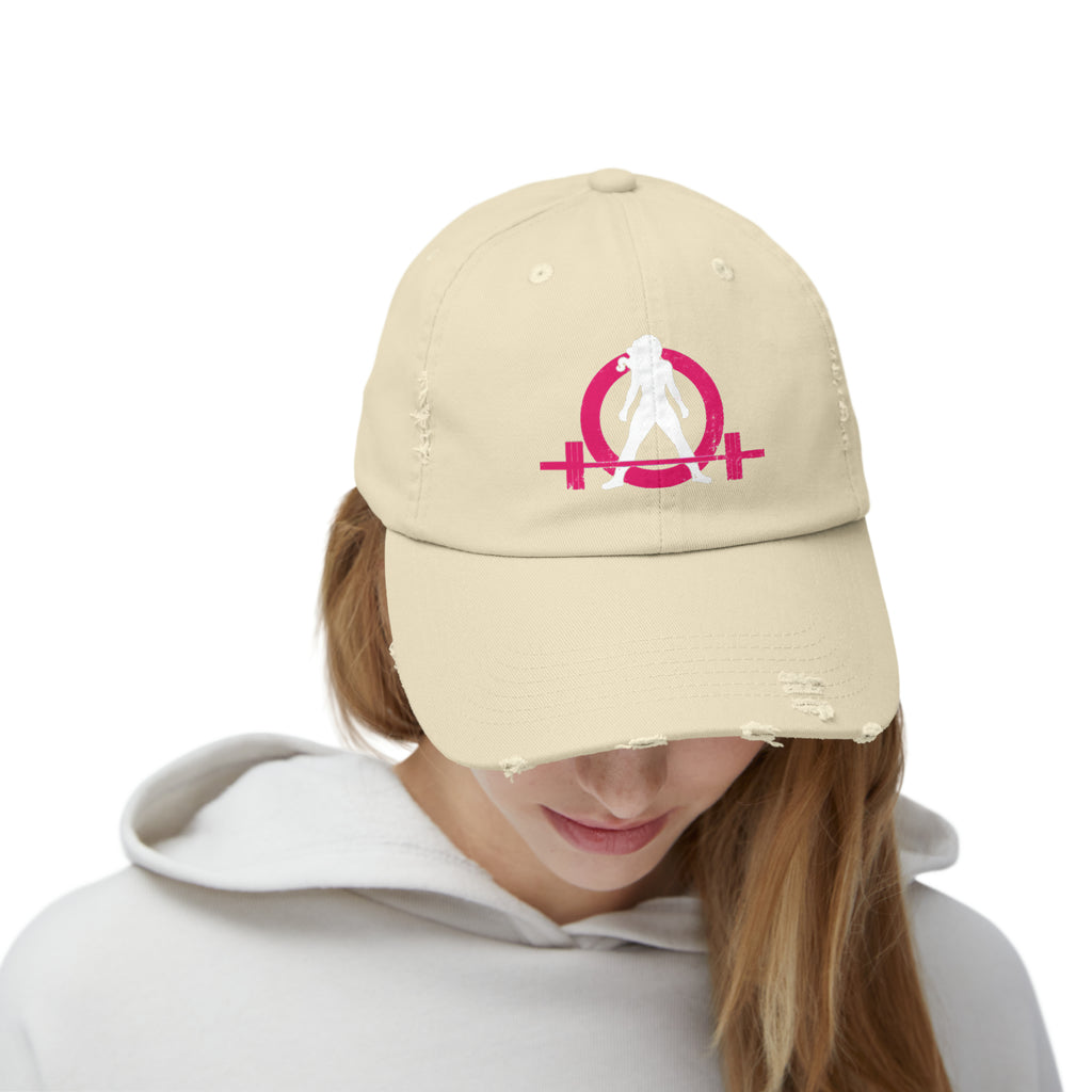 Unisex Distressed Cap - Classic Color Distressed Logo