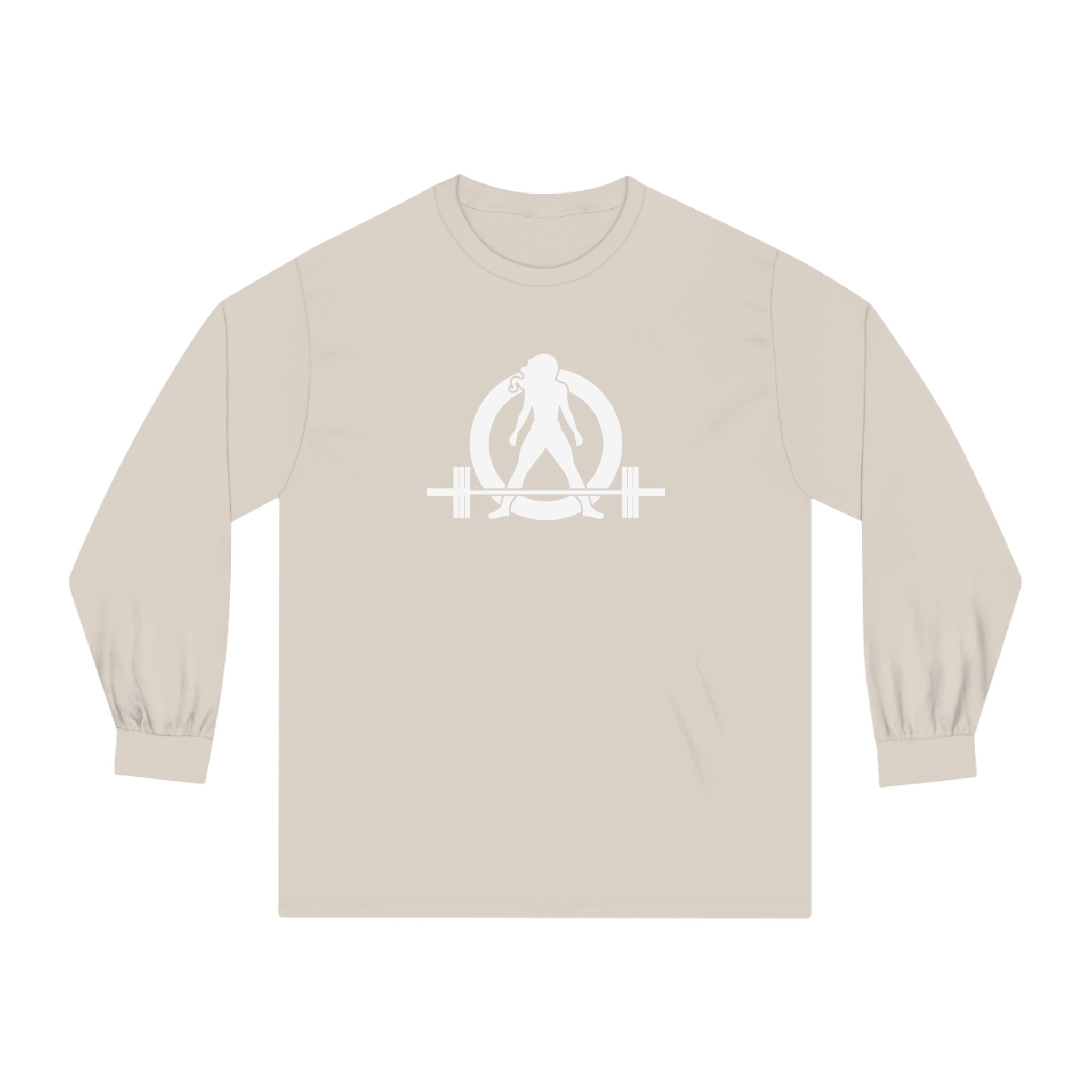 25 + 25 = 70 Unisex Classic Long Sleeve T-Shirt - White Print on Front & Back