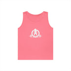 I DON’T WANT TO LOOK SKINNY I WANT TO LOOK LIKE I CAN KICK YOUR ASS – WWLW White Logo Unisex Heavy Cotton Tank Top