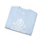 Barbell Club White Classic Logo - Unisex Ultra Cotton Tee