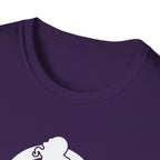 I Workout To Burn Off The Crazy - Unisex Softstyle T-Shirt - White Logo Front & Back