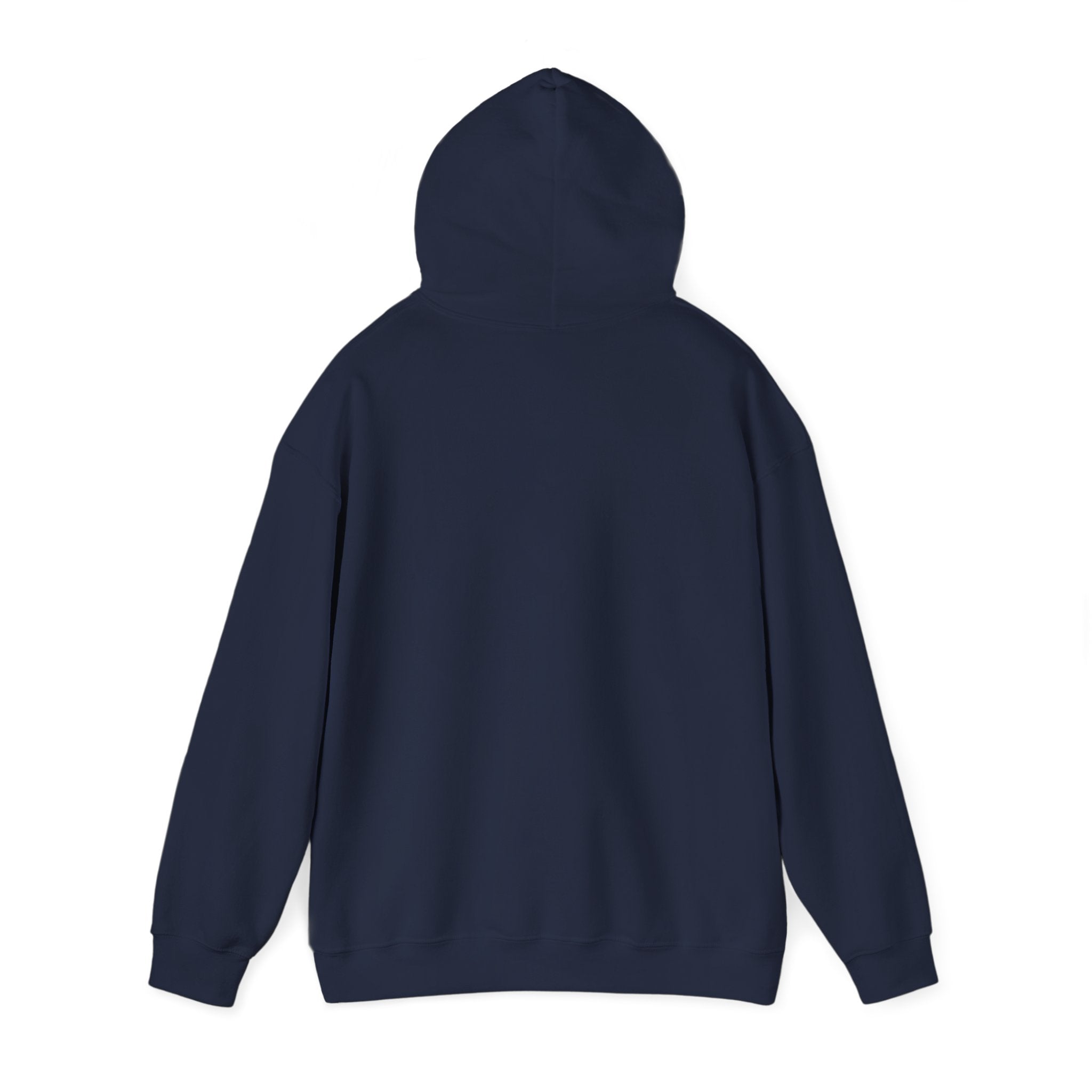 USA Logo - Unisex Heavy Blend Hooded Sweatshirt - USA Logo Dark - Plain Back