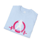 WWLW Unisex Softstyle T-Shirt - Color Distressed Logo - Plain Back