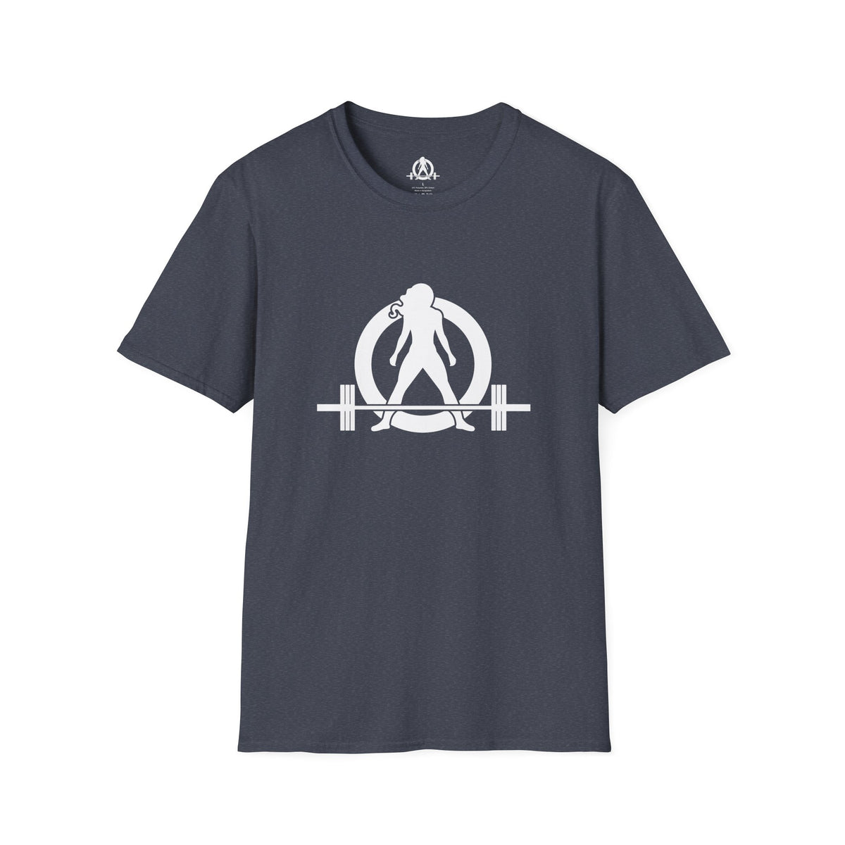 STRONG NOT SKINNY - Unisex Soft-style Tee - White Front & Back Logo