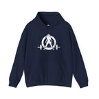 The Bar Is Loaded - Unisex Heavy Blend Hooded Sweatshirt - White Logo