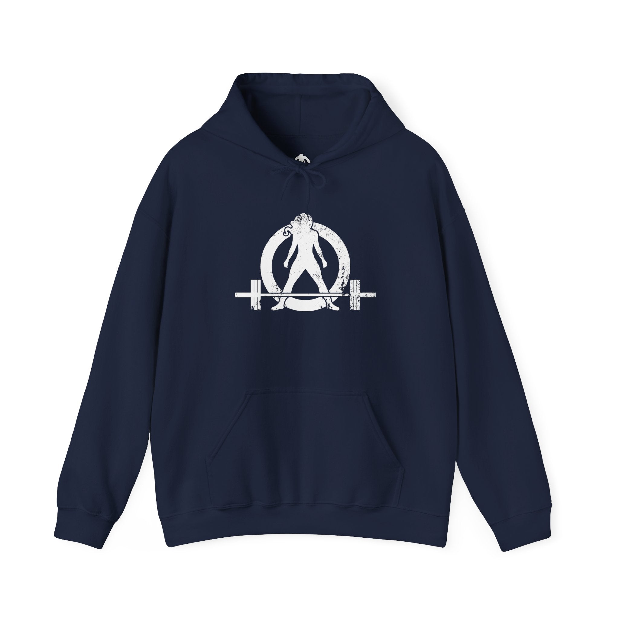 The Bar Is Loaded - Unisex Heavy Blend Hooded Sweatshirt - White Logo