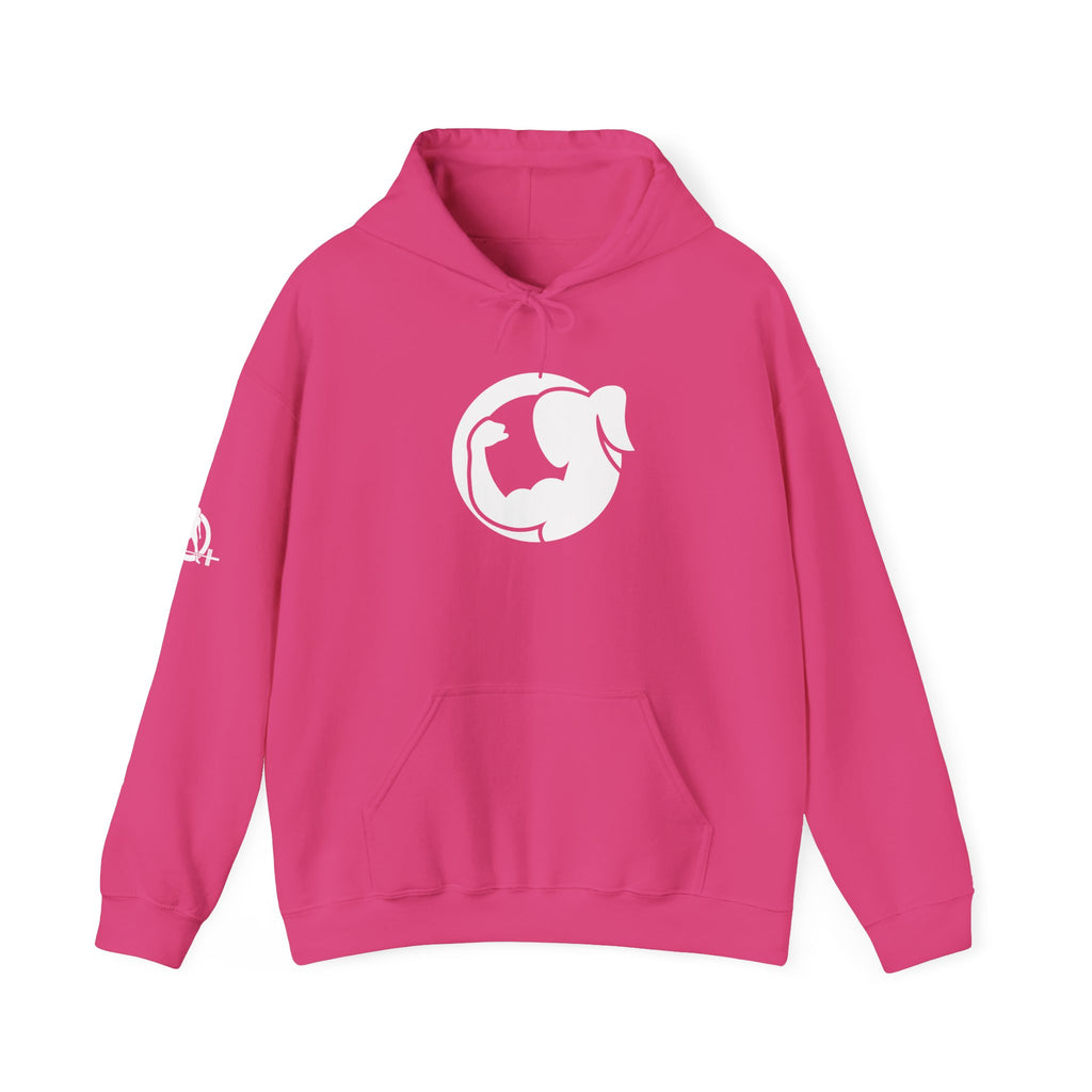 Strong Her – Unisex Heavy Blend™ Hooded Sweatshirt (White Logo) 💪