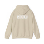 Goal Weight Strong AF - Unisex Heavy Blend Hooded Sweatshirt  - White Logo Front & Back