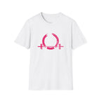 Unisex Softstyle T-Shirt - Color Distressed Logo - Plain Back
