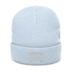 Grandma Lifts Embroidered Ribbed Knit Beanie