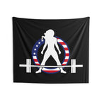 USA Logo - Indoor Wall Tapestries - USA Dark Logo