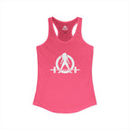 Cardio? Lift Weights Faster – Ideal Racerback Tank (Front & Back Print)